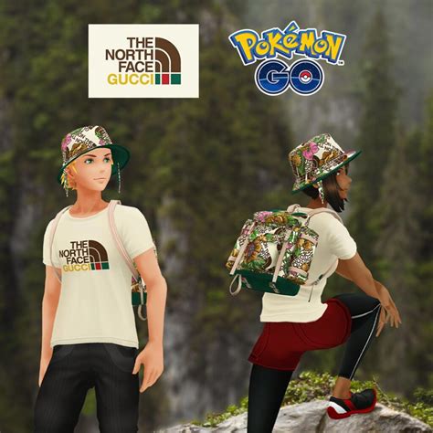 north face gucci pokestops|pokemon go Gucci shirts.